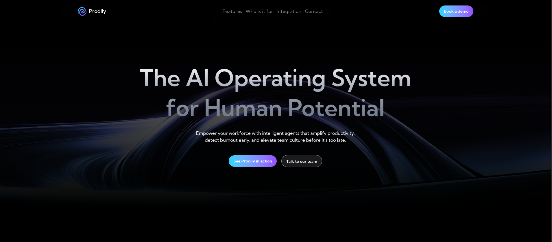Prodily productivity and culture management platform