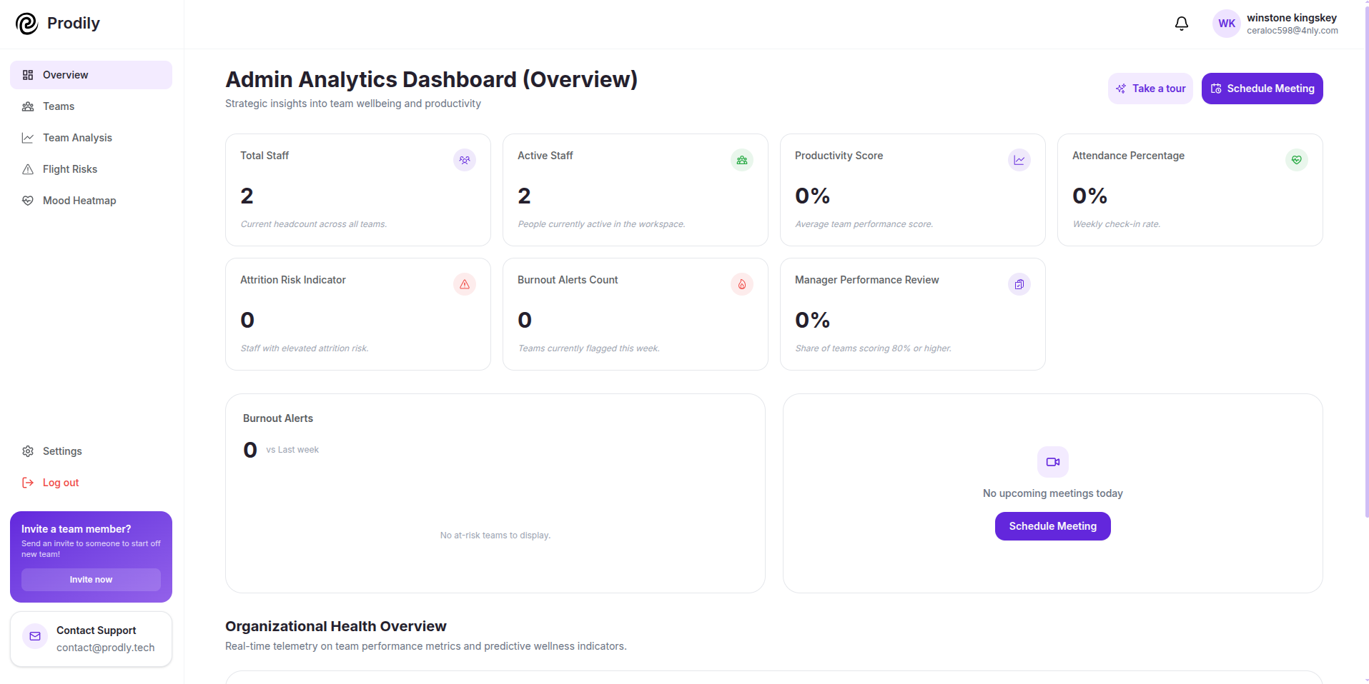 Prodily productivity and culture management platform